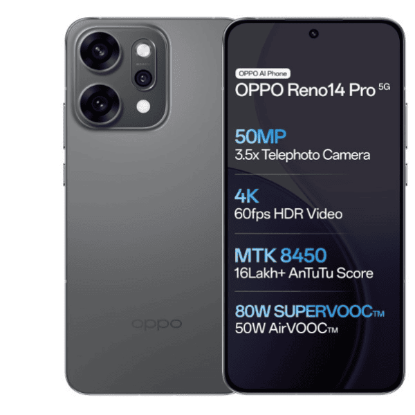 OPPO Reno14Pro 5G   Sleek  Powerful   Intelligent Imaging
