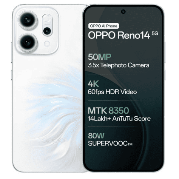OPPO Reno14 5G  Smart  Stylish   Smooth Performer