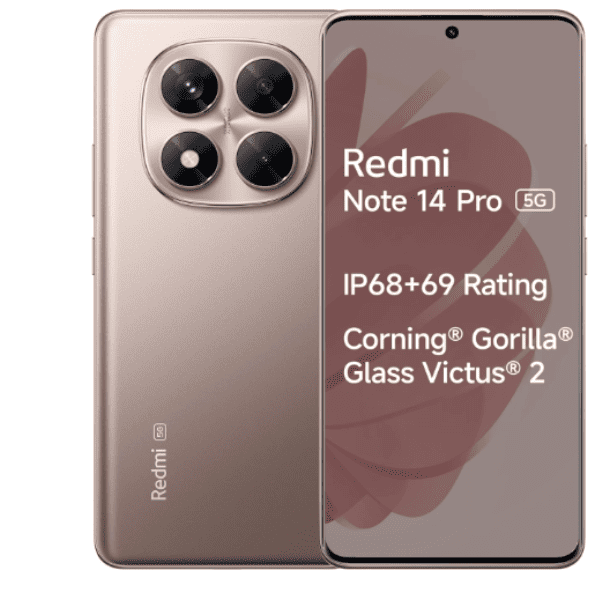 Redmi Note 14 Pro  5G  50 MP Triple Camera with Telephoto   Corning Gorilla Glass Victus 2   IP 68   SD 7s Gen 3