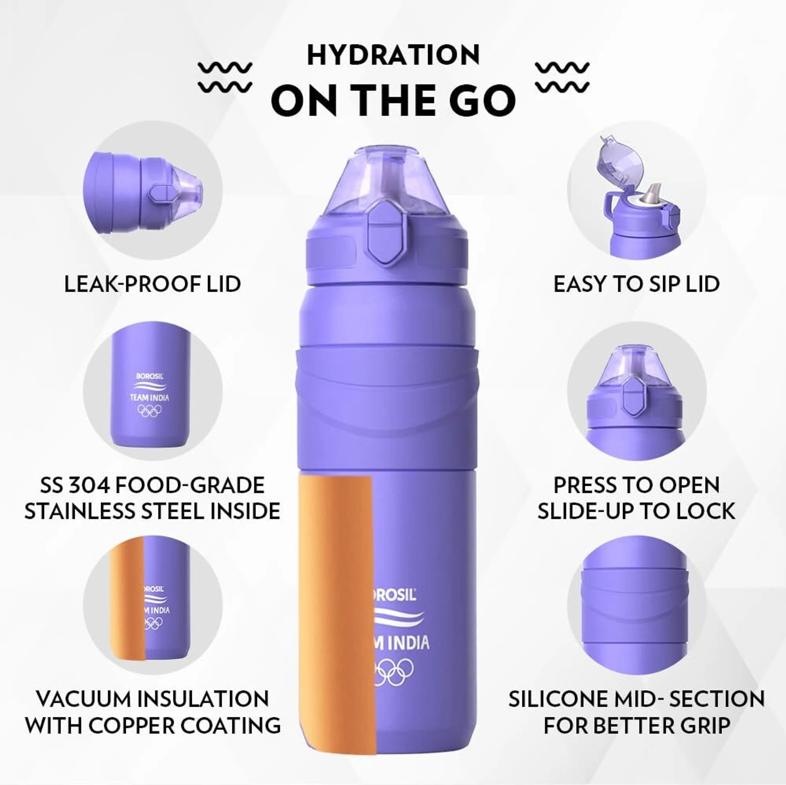 Borosil Hydra Adventure 560 ml - Image 3