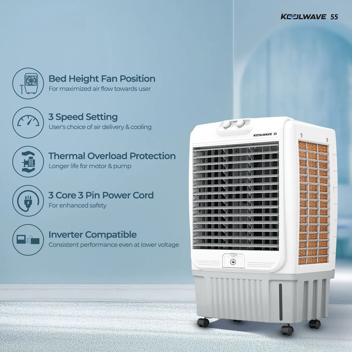 KoolWave 55 L Desert Air Cooler - Image 5