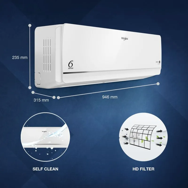 Whirlpool 3DCool 1.5 Ton 3 Star Inverter Split Air Conditioner (2026) - Image 3