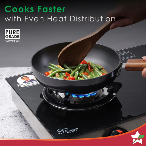 Ebony Hard-Anodised 24 cm Fry Pan | 1.75 L | 3.25mm thickness | Black - Image 5