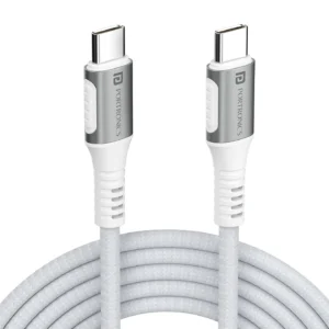 Portronics Konnect Y Type-C to Type-C Cable 60W, 1.5M