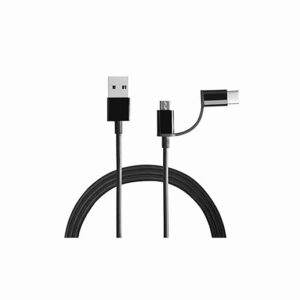 Mi 2-in-1 USB Cable 100cm Black