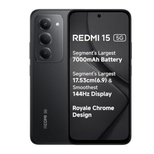 Redmi 15 5G 8GB + 256GB Midnight Black