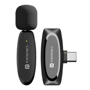 Portronics Dash 7 Type-C Wireless Lavalier Microphone