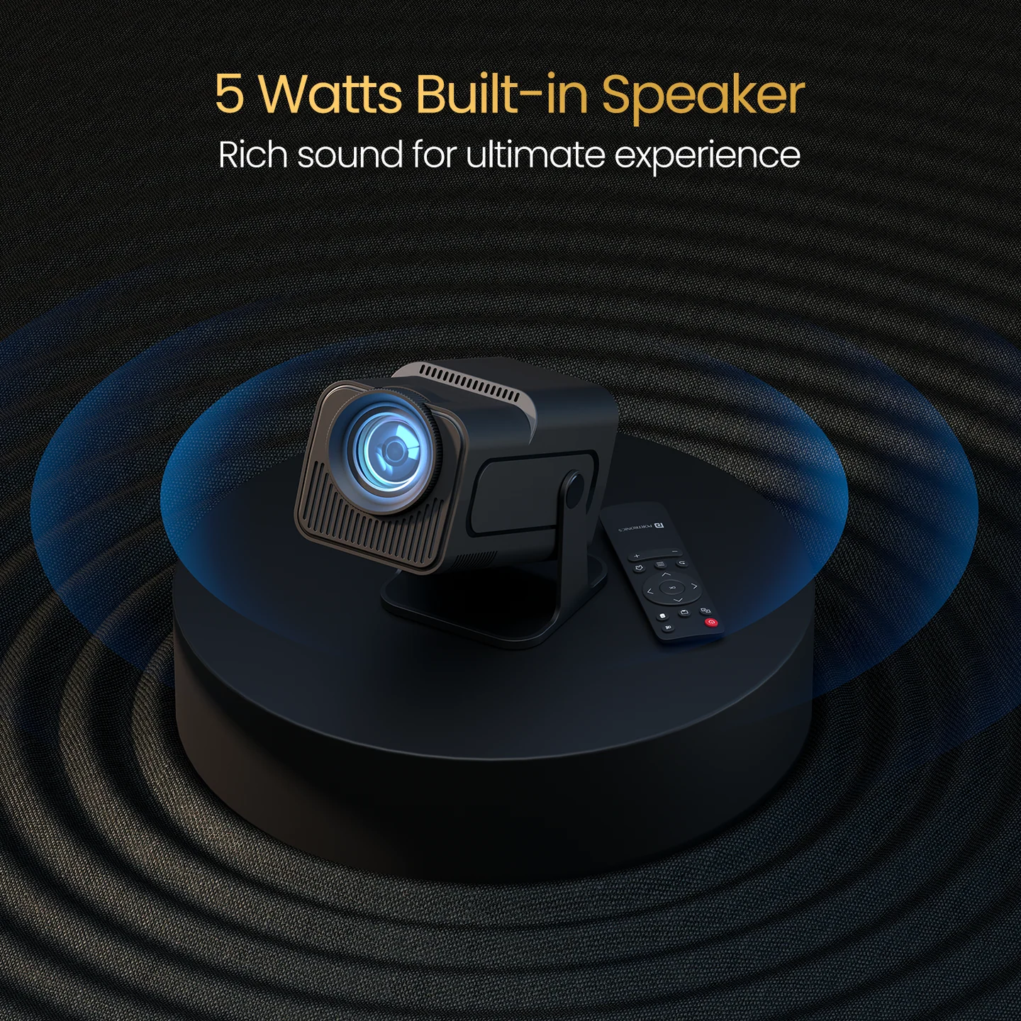 Portronics Beem 470 Smart LED Projector | Android 11 | 1080p Full HD | 4500 Lumens - Image 8