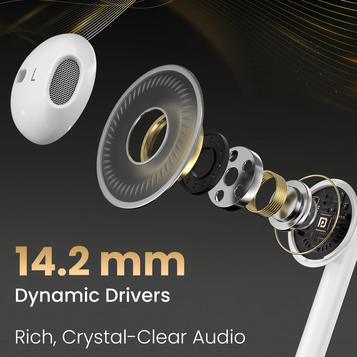 Portronics Conch Theta C Type-C Wired Earphones - Image 4
