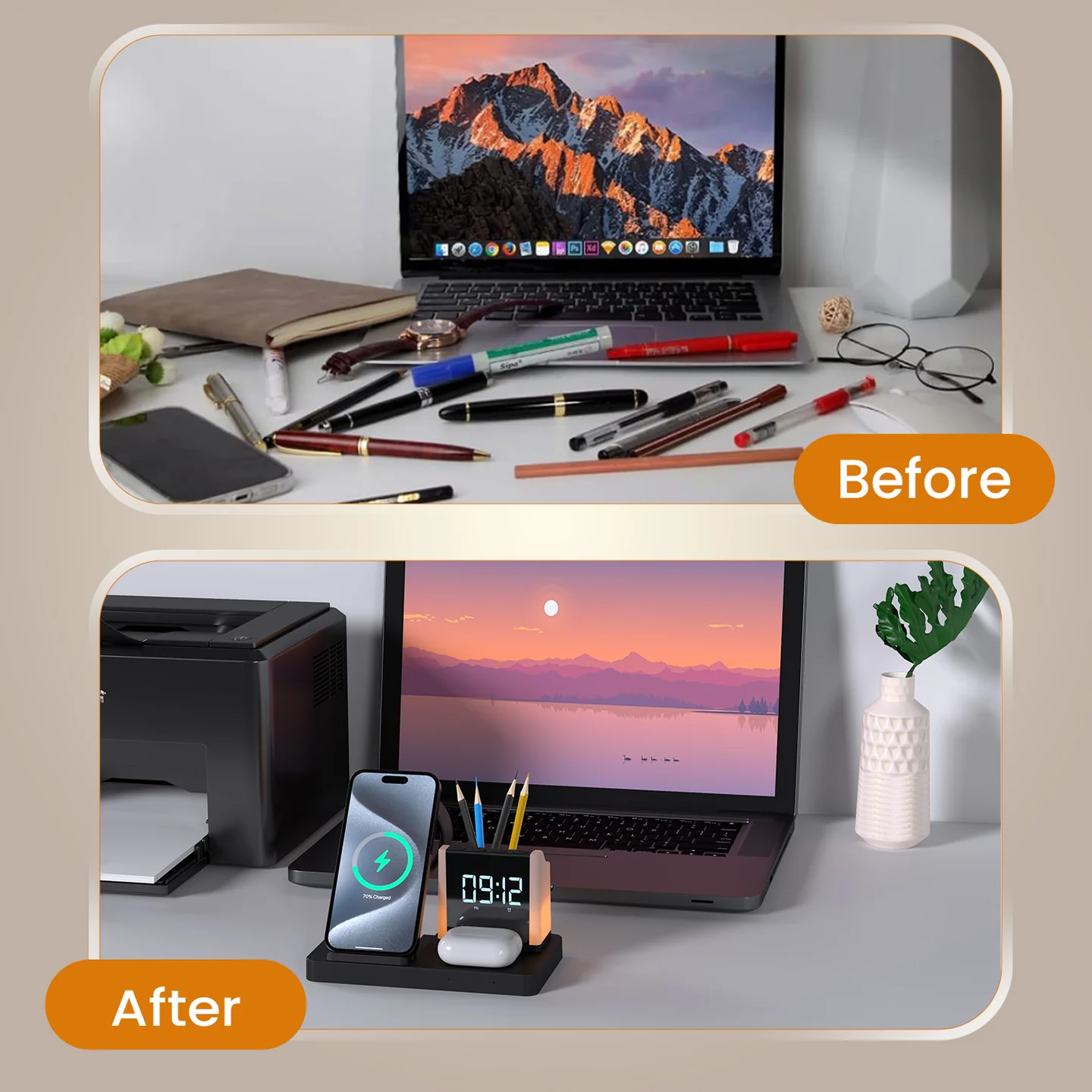 Portronics Hexacharge 6-in-1 Wireless Charging Station - Image 2