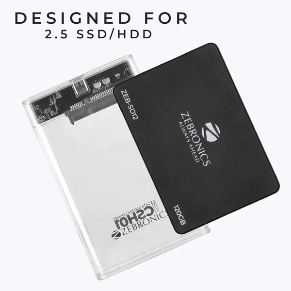 Zebronics CSH01 2.5-inch SATA SSD/HDD Enclosure - Image 3