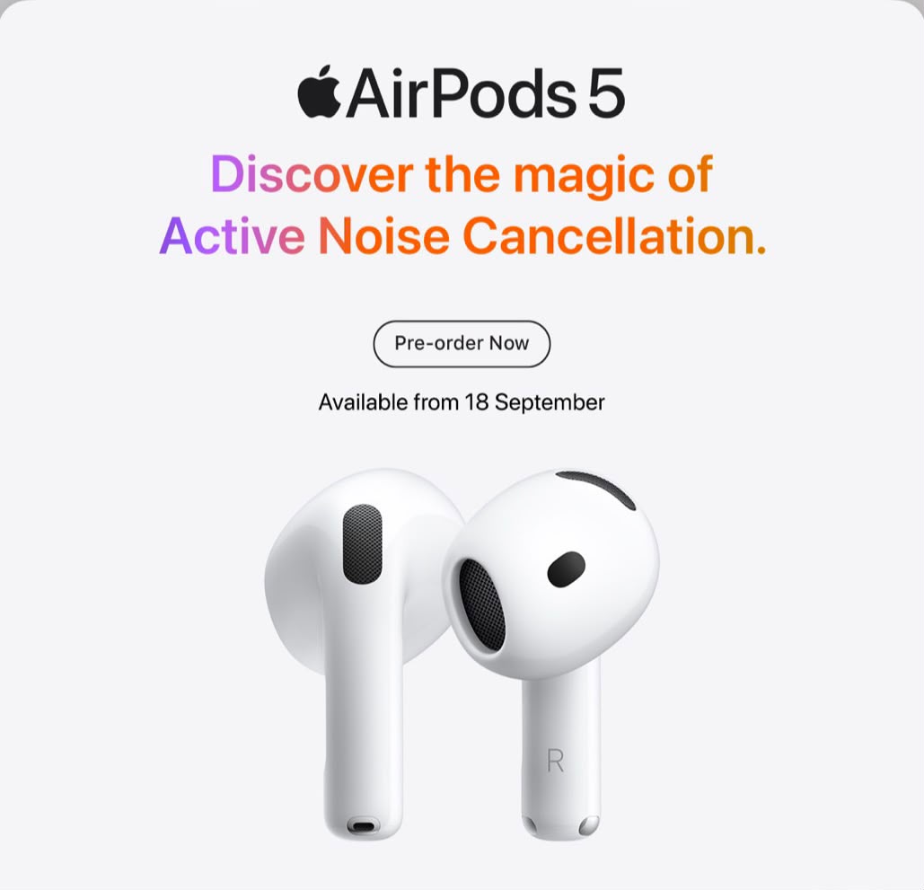 Pre-order AirPods 5