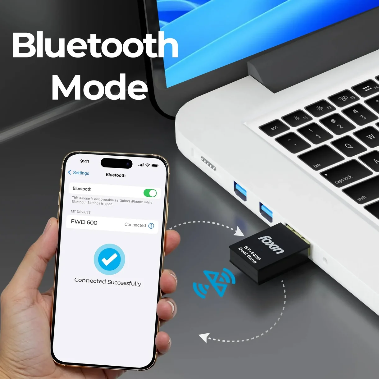 FWD 600 Mbps WiFi + Bluetooth Adapter - Image 5