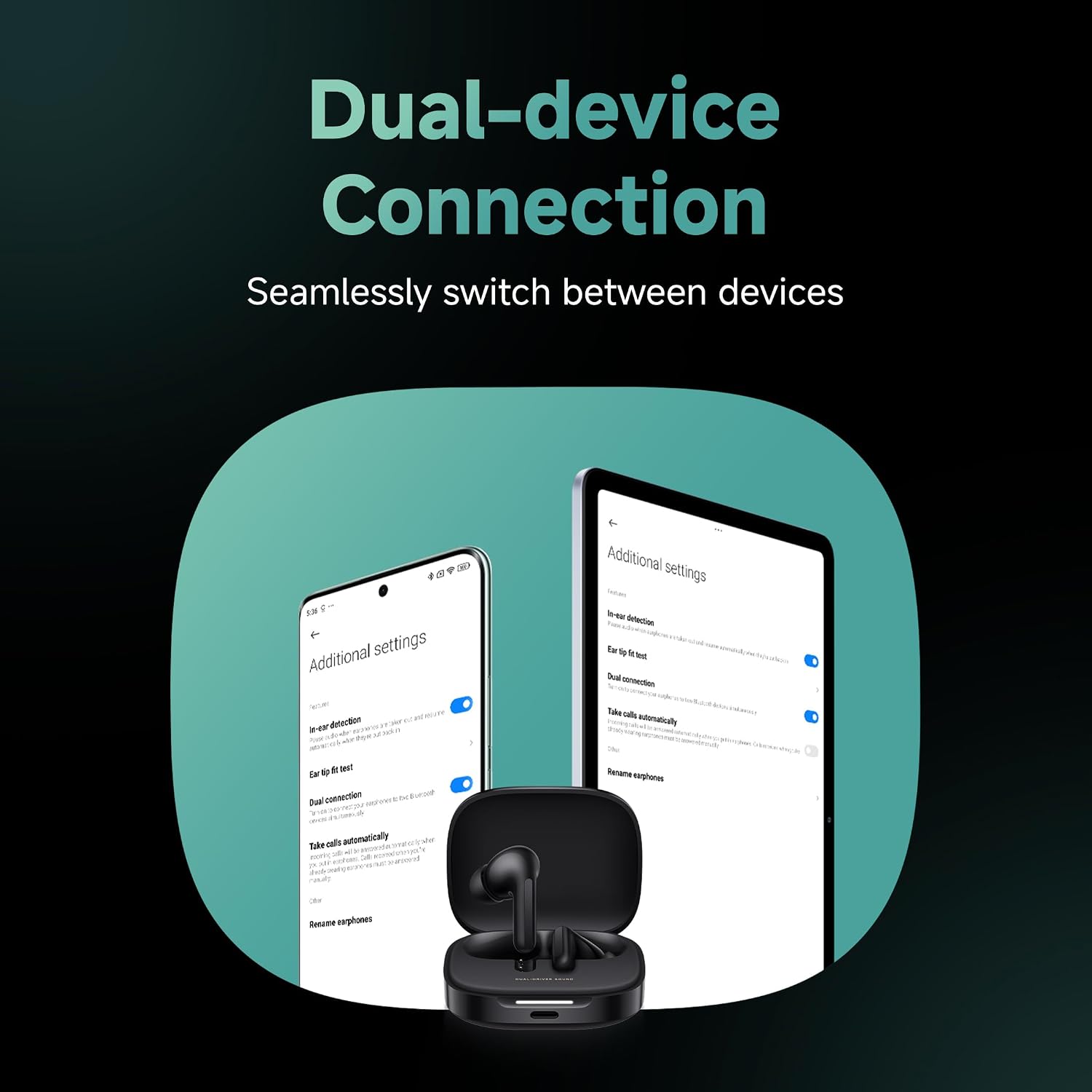 Redmi Buds 6 Dual Driver TWS Earbuds with 49dB ANC - Image 6