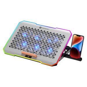 Portronics My Buddy Air Pro Laptop Cooling Pad with 6 Cooling Fans