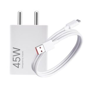 Xiaomi 45W Turbo Fast Charger with USB Type-C Cable