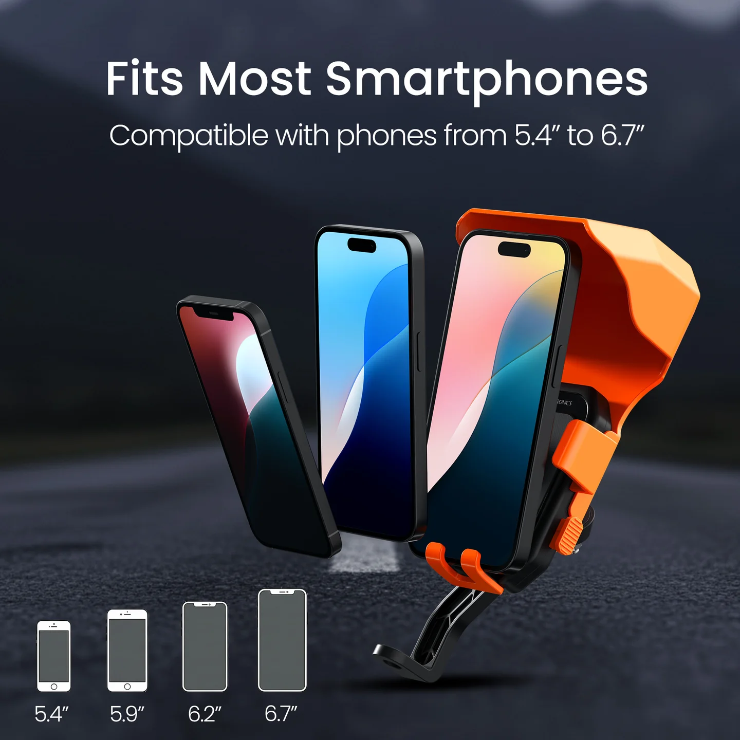 Portronics Mobike 5 Plus Mirror Mount Mobile Holder - Image 7