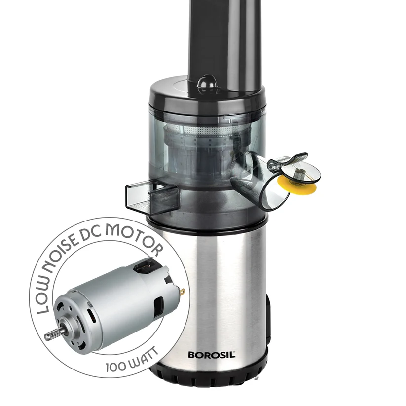 Borosil Juicewell Cold Press Slow Juicer – 100W - Image 2