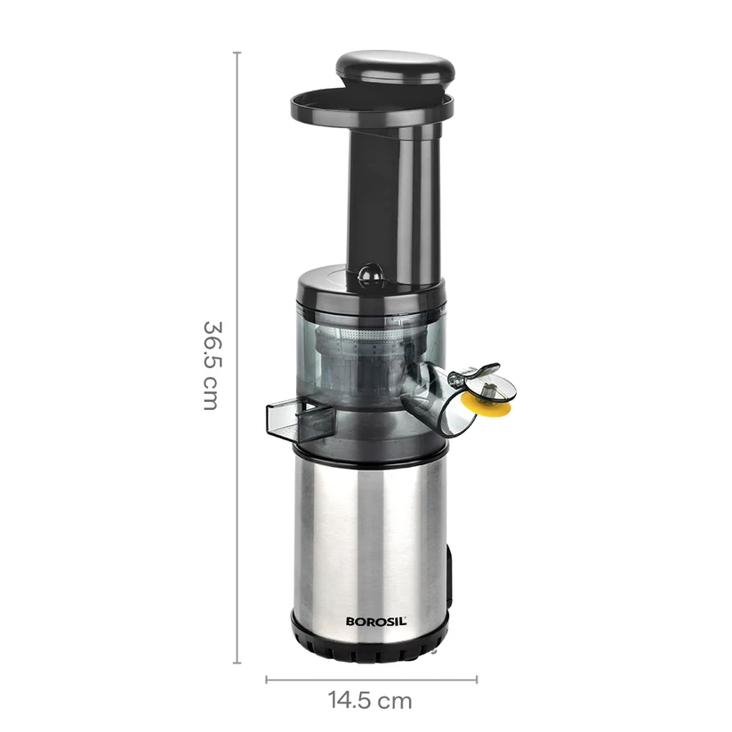 Borosil Juicewell Cold Press Slow Juicer – 100W - Image 3