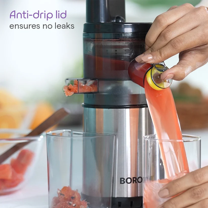 Borosil Juicewell Cold Press Slow Juicer – 100W - Image 5