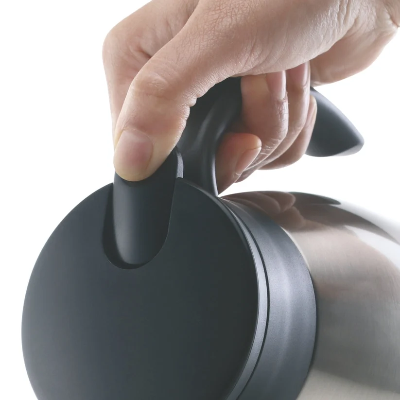 Double Wall Tea Pot, Red - Image 5