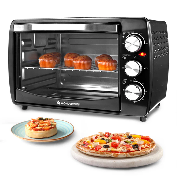 Wonderchef Oven Toaster Griller (OTG) 19 Litres, Black