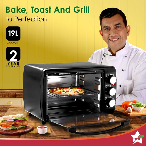 Wonderchef Oven Toaster Griller (OTG) 19 Litres, Black - Image 3