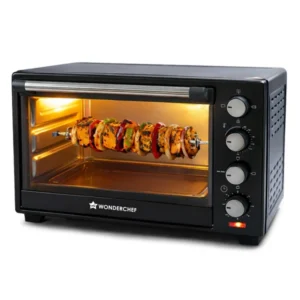Wonderchef Oven Toaster Griller (OTG) 28 Litres, Black with Rotisserie