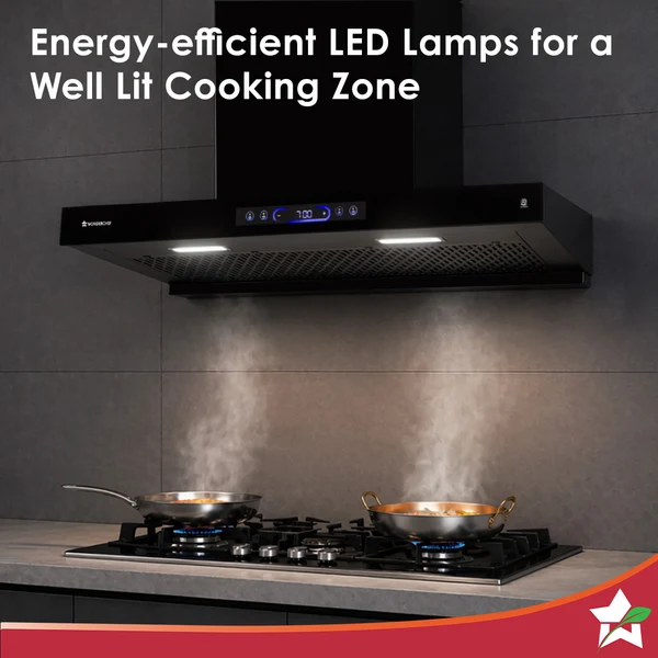 The Wonderchef Ultra Sleek 90cm Filterless Auto-clean Kitchen Chimney - Image 7
