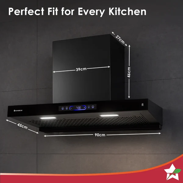 The Wonderchef Ultra Sleek 90cm Filterless Auto-clean Kitchen Chimney - Image 9