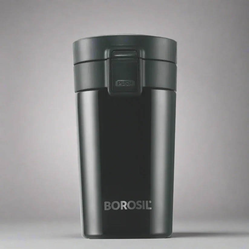 Borosil Coffeemate Insulated Mug – Black - Image 4